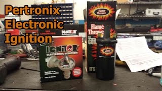 240z Pertronix Electronic Ignition Install [upl. by Modnarb]