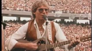 John Denver at Mountaineer Field [upl. by Ecnaled]