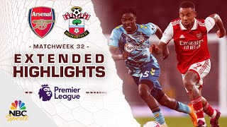 Arsenal v Southampton  PREMIER LEAGUE HIGHLIGHTS  4212023  NBC Sports [upl. by Kristal39]