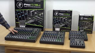 Mackie ProFX Mixer Series [upl. by Eissehc]