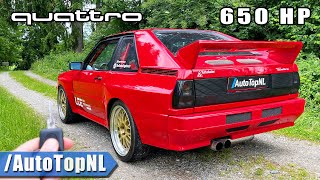 650HP AUDI Sport QUATTRO  REVIEW by AutoTopNL [upl. by Arratoon]