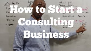 How to Start A Consulting Business [upl. by Nosna134]