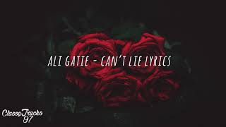 Ali Gatie  Cant Lie Lyrics [upl. by Tshombe]