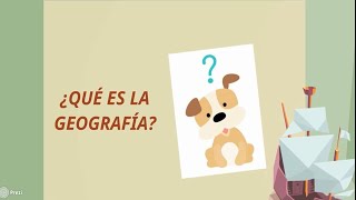 ¿Qué es la geografía [upl. by Nylicaj851]