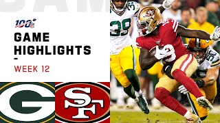 Packers vs 49ers Week 12 Highlights  NFL 2019 [upl. by Gabie]