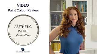 Paint Colour Review Aesthetic White Sherwin Williams SW 7035 [upl. by Kam432]