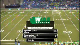 2012 WIAA 2A Football Championship Lynden vs Tumwater [upl. by Caputto22]