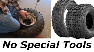 How to Change ATV Tires Yourself at Home [upl. by Race]