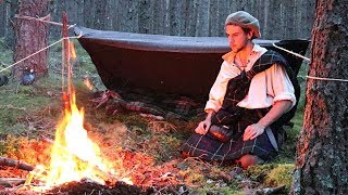 CampingBushcraft Knot  How To Tie Up A Bed Roll  Canadian Jam Knot [upl. by Allwein]