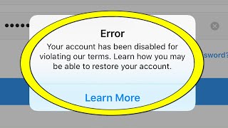 How to FIX Instagram Your account has been disabled for violating our terms PROOF [upl. by Elynad]