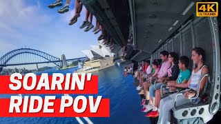 Soarin At Epcot IMAX Flight Ride 4K POV [upl. by Freyah268]