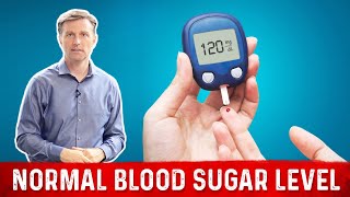 What Is a Normal Blood Sugar Level – DrBerg [upl. by Ramel]