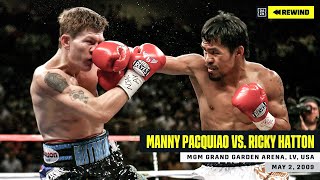 FULL FIGHT  Manny Pacquiao vs Ricky Hatton DAZN REWIND [upl. by Canning]