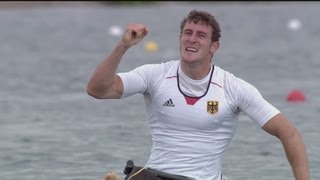 Brendel Gold  Mens Canoe Single 1000m  London 2012 Olympics [upl. by Yasmin441]