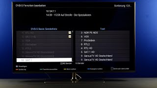 Sendersortierung in einer Favoritenliste bei einem Panasonic TV  Panasonic Support [upl. by Lladnew]