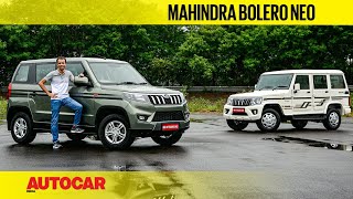 2021 Mahindra Bolero Neo review  Out goes the TUV300 in comes the Bolero Neo  Autocar India [upl. by Esiole857]