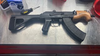 Micro Draco AK47 Pistol Brace Install [upl. by Assirem214]