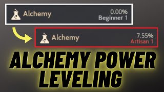 BDO Alchemy POWER Leveling  BEGINNER to ARTISAN [upl. by Aihseym]