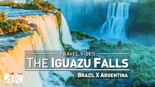 【4K】🇧🇷🇦🇷 Iguazu Falls 2019 🔥 Brazil vs Argentina 🔥 Waterfalls Foz do Iguacu 🔥 Puerto Iguazu [upl. by Olcott]