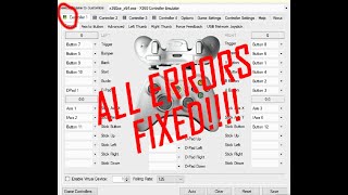 FIXED  x360ce All Errors Fixed [upl. by Garrik409]