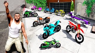 Collecting QUINTILLIONAIRE SUPER BIKES in GTA 5 [upl. by Lockhart909]