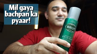 Brut Original Deodorant Review  The बाप of Mens Colognes since 1964 [upl. by Hairahcaz]