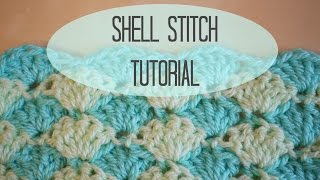 CROCHET Shell stitch tutorial  Bella Coco [upl. by Latsryc]