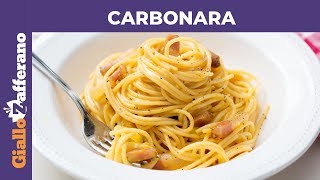 CARBONARA PERFETTA la ricetta di GialloZafferano [upl. by Nrubyar]