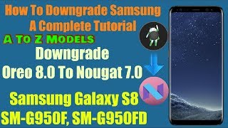 Downgrade Samsung Firmware Complete Tutorial With Odin [upl. by Zeralda858]