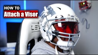 How to Attach a Football Visor [upl. by Tate399]