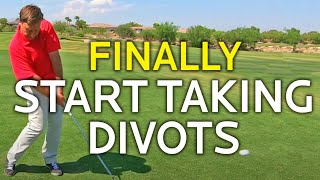 HOW TO TAKE A DIVOT WITH YOUR IRONS The Secret [upl. by Besse]