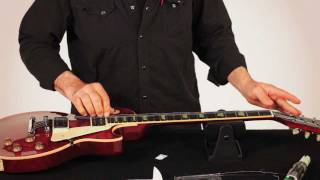 RESTRING WITH GARY BRAWER  LES PAUL STYLE GUITAR [upl. by Millwater471]