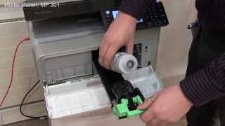 Training  Replacing toner on a Ricoh MP 301 MP 2001 MP 2501  Ricoh Wiki [upl. by Decca418]