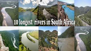 10 longest rivers in South Africa  South African rivers  African rivers [upl. by Doug423]