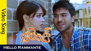 Hello Rammante Video Song  Orangeఆరెంజ్ Telugu Movie Songs  Ram Charan  Vega Music [upl. by Enyale]