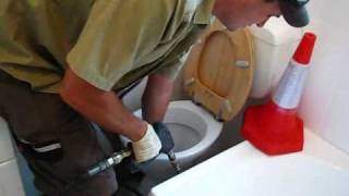 How To Water Jet A Blocked Toilet [upl. by Tessil451]