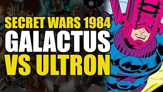 Secret Wars 1984 Part 1 Galactus vs Ultron  Comics Explained [upl. by Ellevehs748]