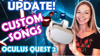 How to Download Custom Songs on Oculus Quest 2 for Beat Saber no multiplayer [upl. by Whipple]