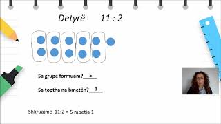 Klasa 2  Matematikë  Shenja për pjesëtim [upl. by Nobe]