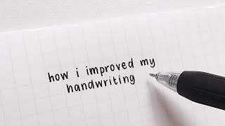 how i improved my handwriting [upl. by Mae27]