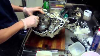 KTM 250 sxf engine rebuild [upl. by Patrich896]