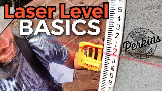 Laser Level Basics  How To use a laser level [upl. by Enilav131]