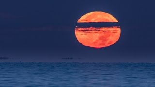 Supermoon 2016  Moonset TimeLapse [upl. by Gay414]