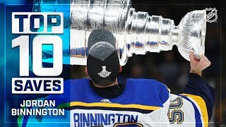 Top 10 Jordan Binnington saves from 201819 [upl. by Emil]