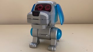 Tiger Electronics 1999 RoboChi Pets  PooChi  Silver amp Blue [upl. by Luby200]