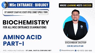 Amino Acid Biochemistry part 1 for MSC Entrance [upl. by Con]