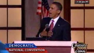 CSPAN Sen Barack Obamas Full Speech to the DNC [upl. by Presley]