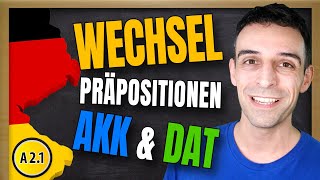 Wechselpräpositionen Dativ und Akkusativ  German TwoWay Prepositions [upl. by Aguayo790]