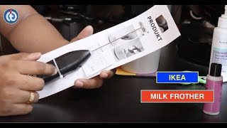 IKEA MILK FROTHER Review amp Battery Installation [upl. by Llerehc]