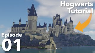 How to build Hogwarts in Minecraft  Episode 1  Foundations [upl. by Yadsendew29]